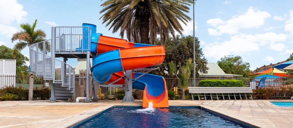 Discovery Parks - Alice Springs, NT Swimplex Aquatics Water Slides