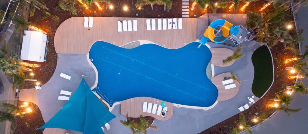 Tasman Holiday Parks Racecourse Water Slide web 2 Swimplex Aquatics