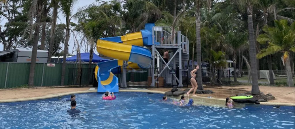 Tasman Holiday Parks Racecourse Water Slide web 2 Swimplex Aquatics