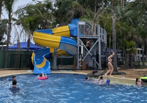 Tasman Holiday Parks Racecourse Water Slide web 2 Swimplex Aquatics